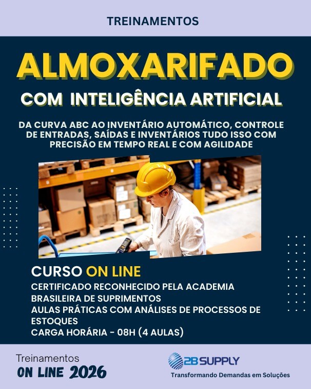 Almoxarifado com inteligência Artifical - 2BSUPPLY