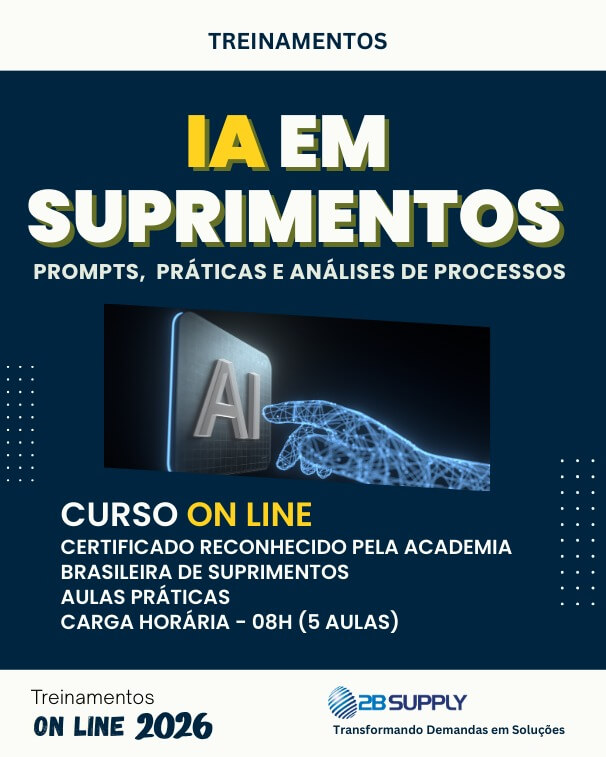 IA em Suprimentos: prompts práticos e análises de processos - 2BSUPPLY